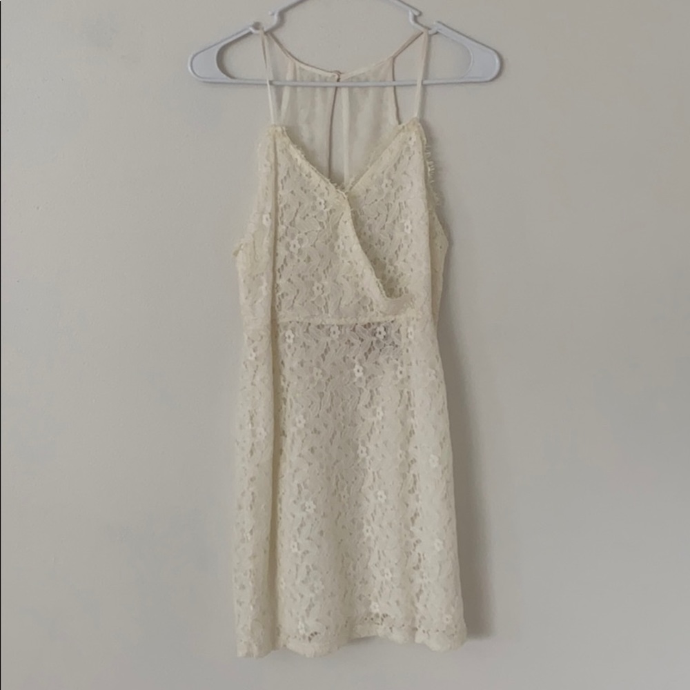 Lace white dress